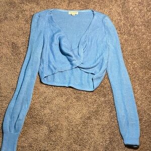 EARTHBOUND Blue Crop Top